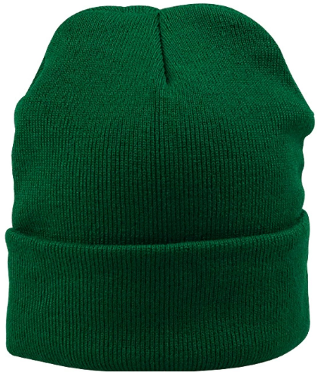 Hidzo Beanie - Muts - Polyester - Groen - Heren Muts - Dames Muts