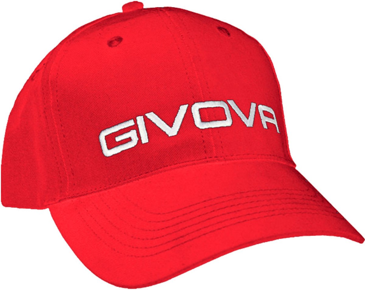Givova Cap Con Visiera Rood Rood