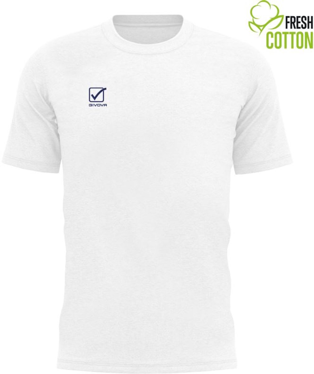 1008x1200.jpg T-shirt Givova Cotone Wit - 4XL - Afbeelding 1