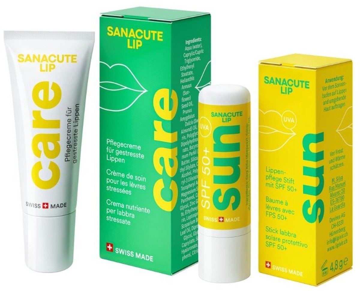 SANACUTE Set SANACUTE LIP sun & care Lippenpflege