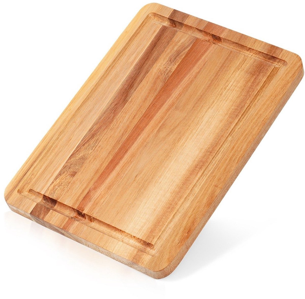 Excellent Houseware - Acaciahouten Snijplank - 28x20 cm - Rechthoekig - Sapgeul