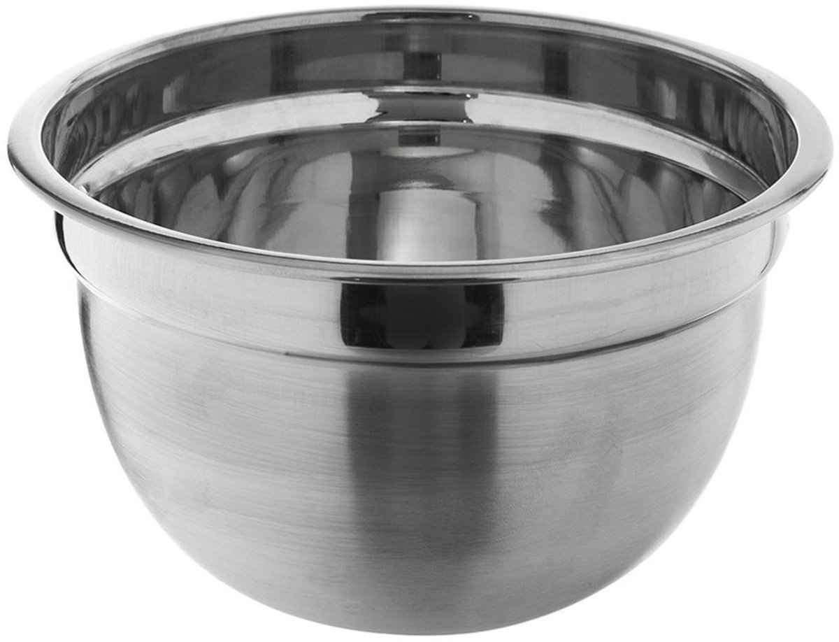 Orion - Stalen Keukenkom - 17 cm - 1,3 l - Matte Buiten - Gepolijste Binnenkant