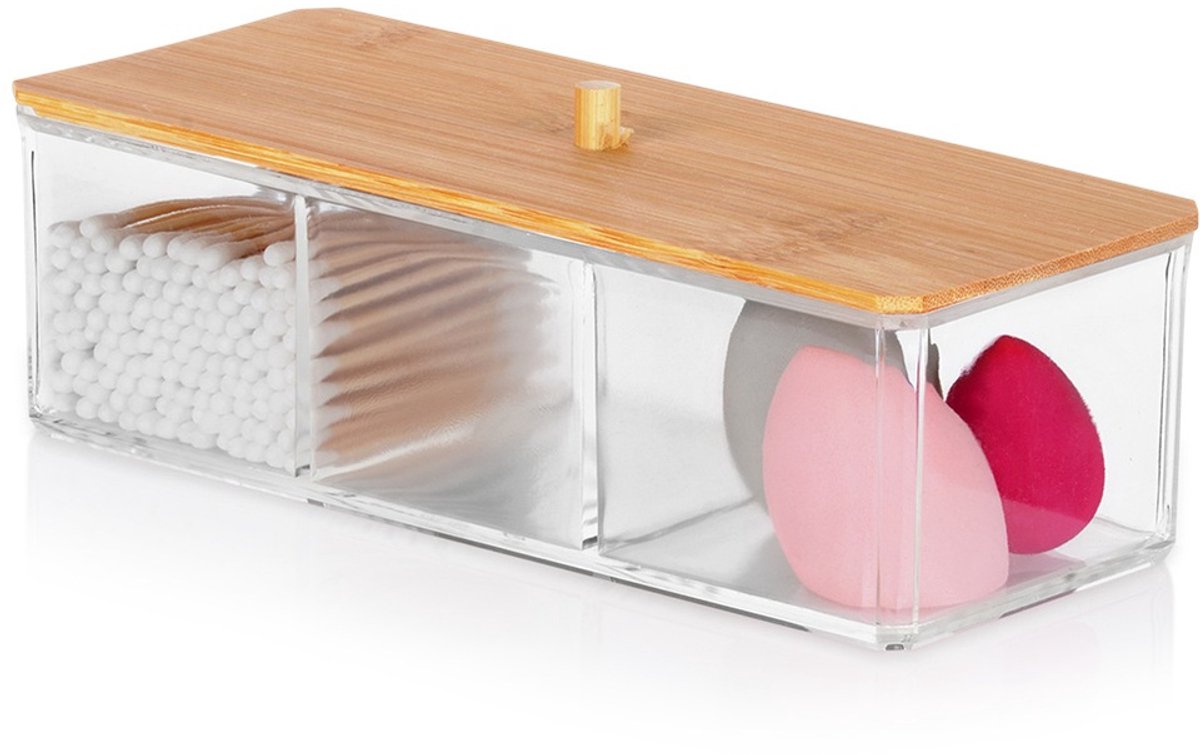 Orion Whitney Serie - Make-up Organisator - Transparant - 23,5x10x8,5 cm