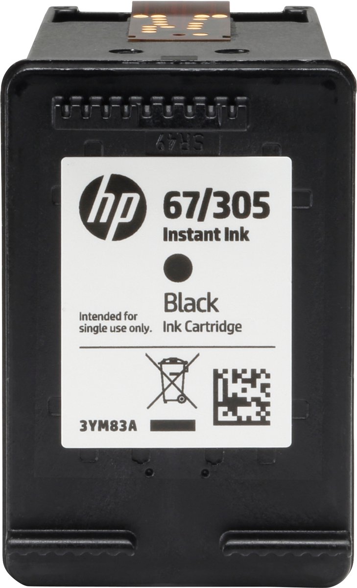 HP 305 Black Original Ink Cartridge Origineel Zwart 1 stuk(s) Normaal rendement