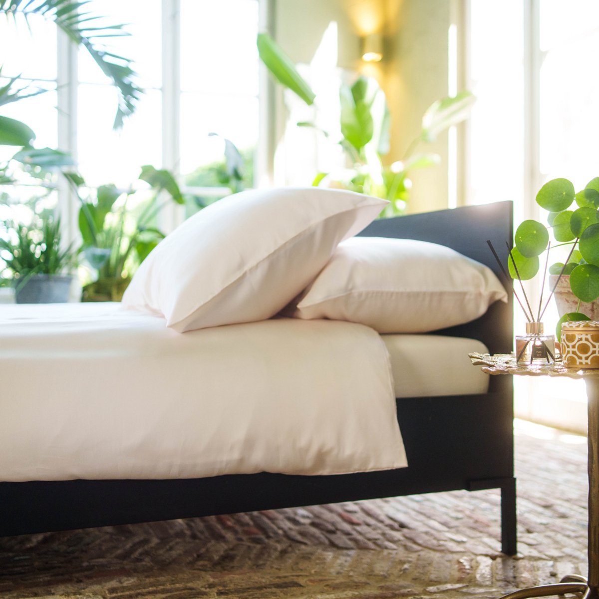 Kayori Daiki Dekbedovertrek Tencel - 140x200-220 + 1 sloop - Eenpersoons - 500TC Hotelkwaliteit - Zacht, Verkoelend & Antibacterieel - Roze