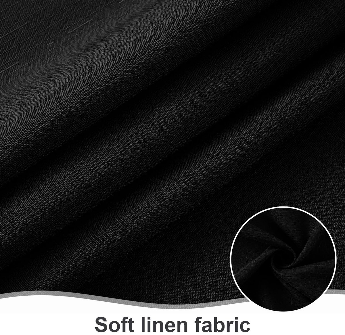 Unyqoos® Stijlvol en afwasbaar rechthoekig tafelkleed met linnenstructuur 140x220 cm