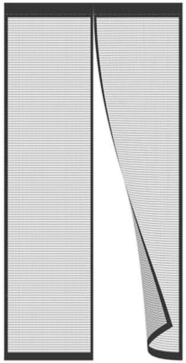 Magnetisch horraam 120x195cm - Anti Muggen Gelaagd Gaas Gordijn voor Raam en Deuren