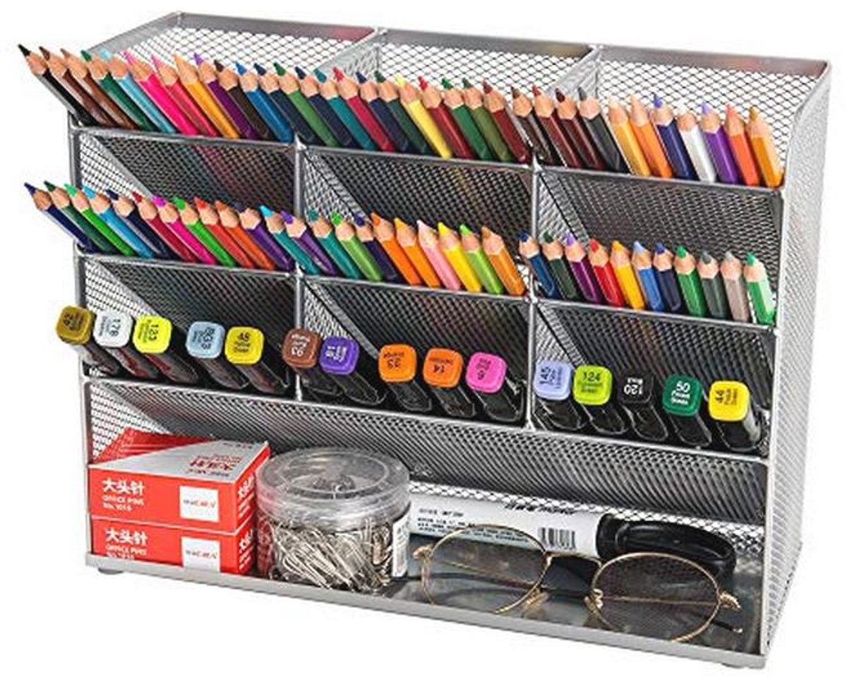 Multifunctionele bureau-organizer voor pennen en kantooraccessoires