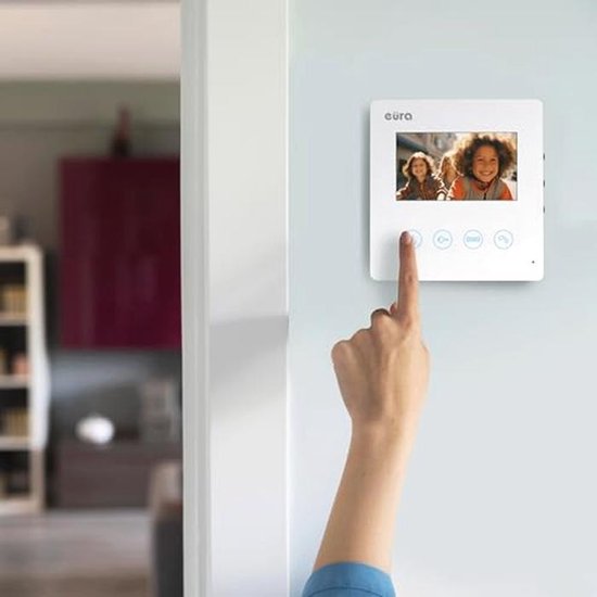 Video deurintercom met 4,3-inch kleurenmonitor en twee ingangen — afbeelding 4