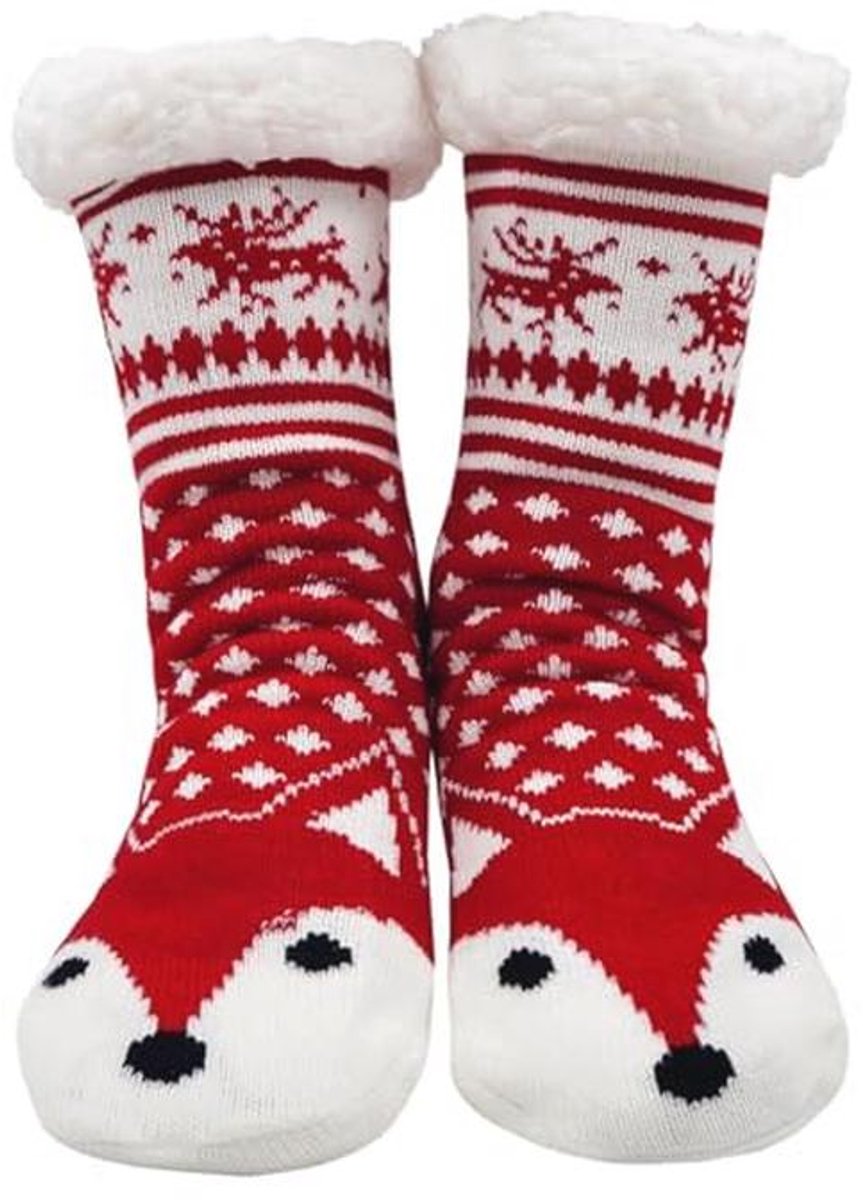 Warme Pantoffels voor Dames met Antislip en Dierensokken Design