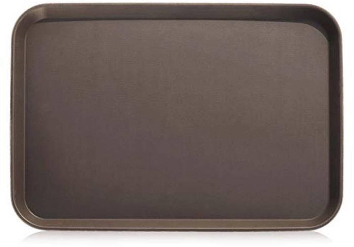 Antislip Dienblad voor Restaurants - Kunststof met Rubber Gevoerd - Rechthoekig 18x26 Inch