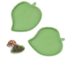 Waterschaal en voederbak voor reptielen, 2 stuks - Ideaal voor schildpadden en gekko's