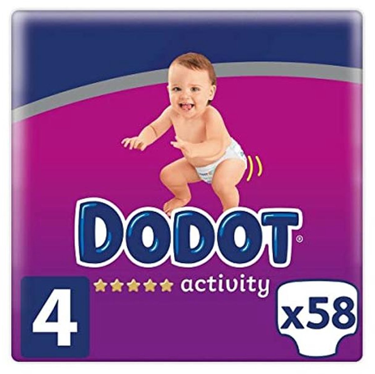 Activiteit Luier voor Baby's Maat 4 - 58 Stuks