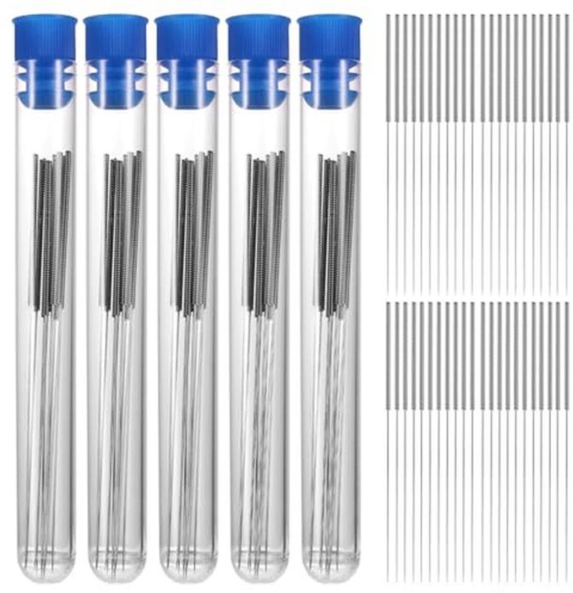 120 stuks 3D Printer Mondstukreinigingsset – Roestvrijstalen Naalden voor 3D Printers