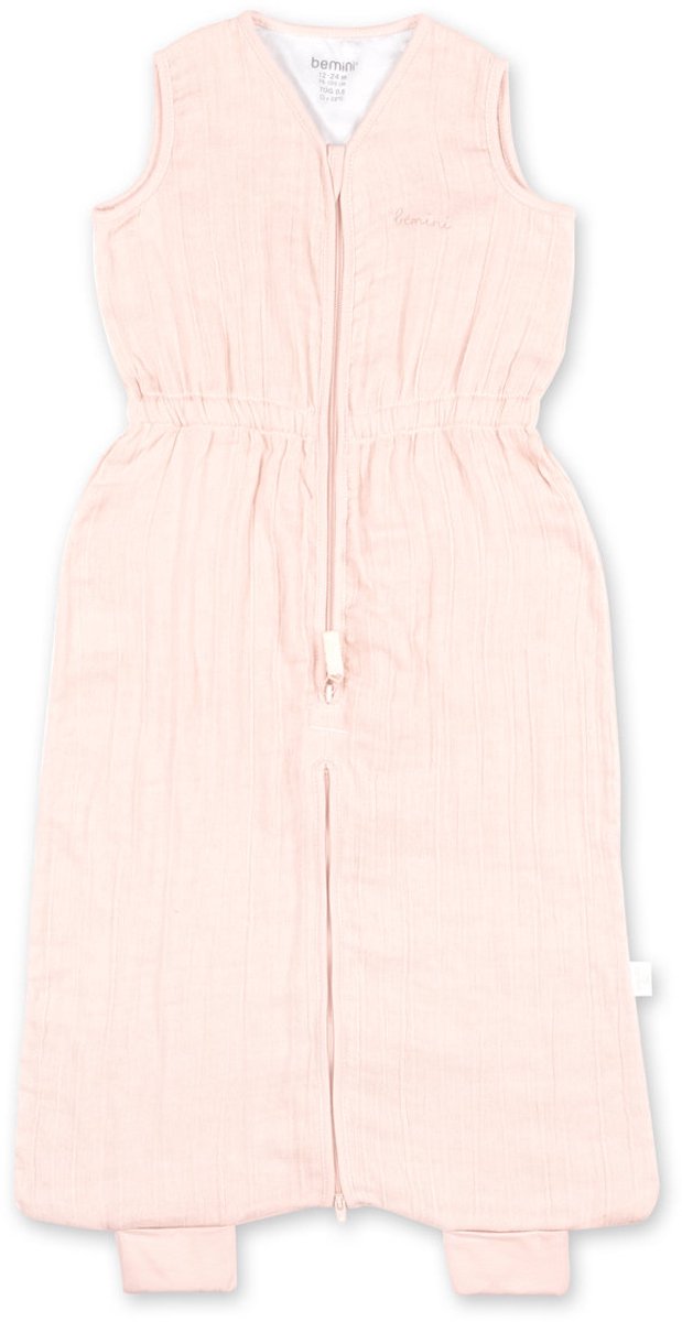 BEMINI Babyslaapzak - MAGIC BAG 12-24m - TOG 0.5 - Hydrofiele zomergaze - Rosa