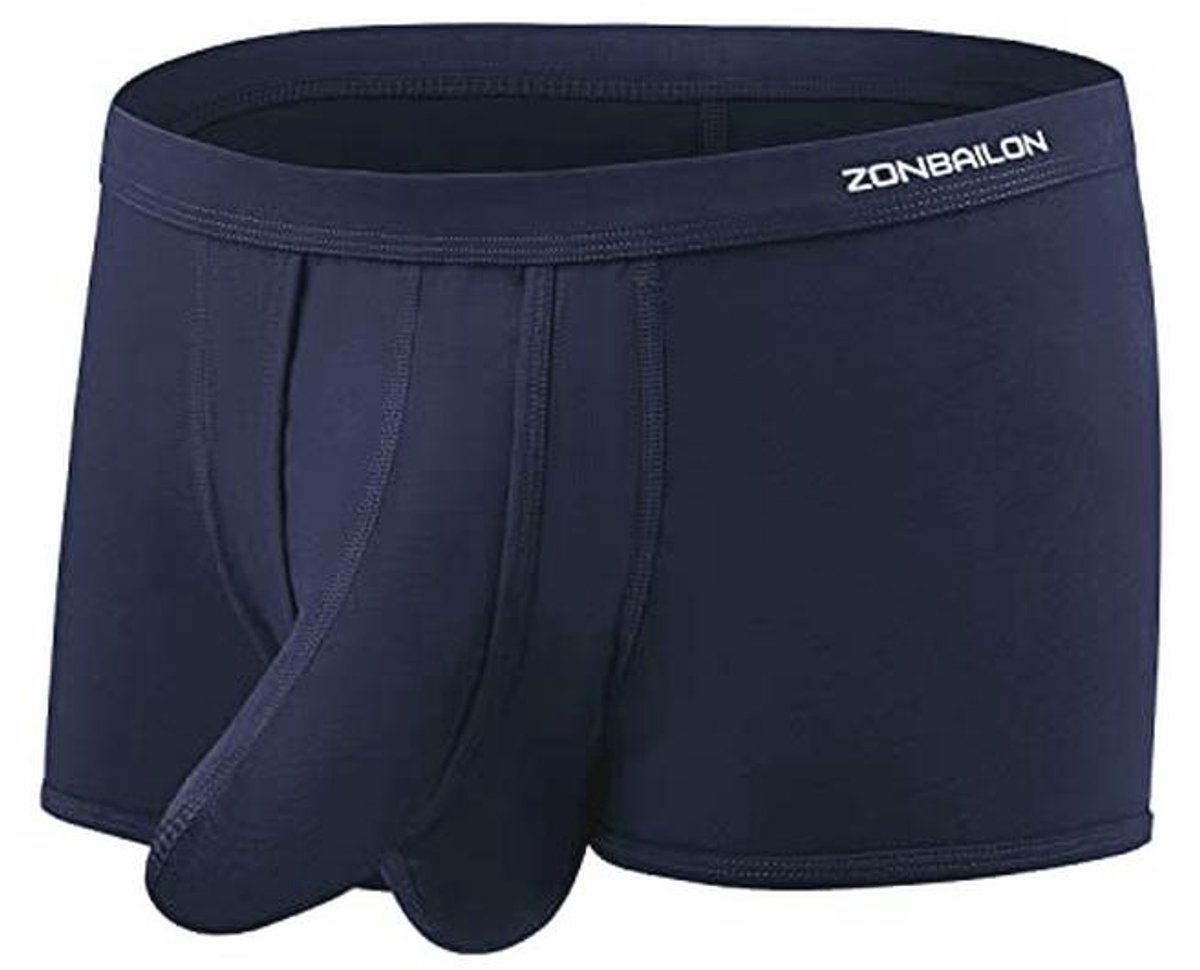 Heren Boxershorts met Dubbele Balzak en Super Elastische Tailleband