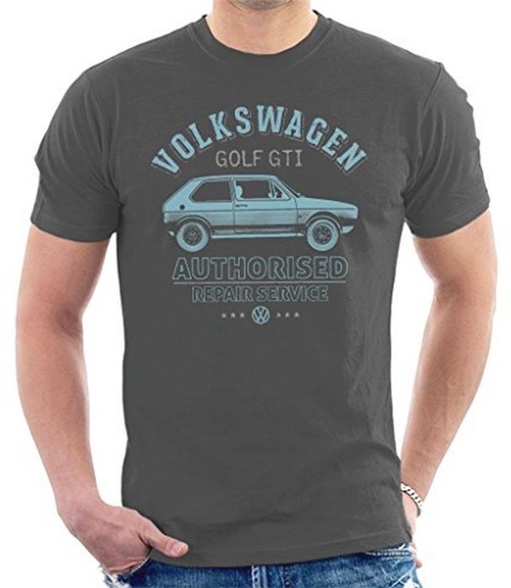 Heren T-shirt met Golf GTI Reparaties