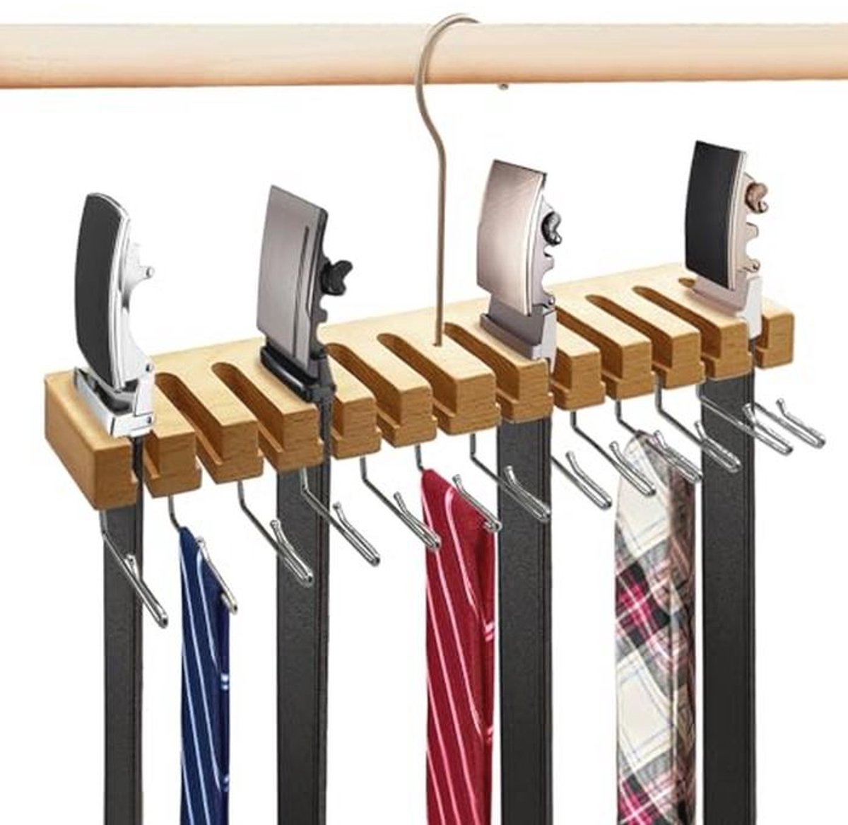 Ruimtebesparende Kledingkast Organizer voor Riemen en Accessoires