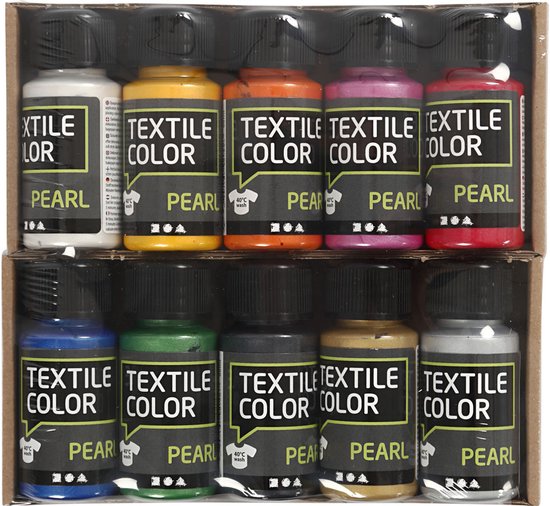 CC Textile Color Pearl Set 10 kleuren