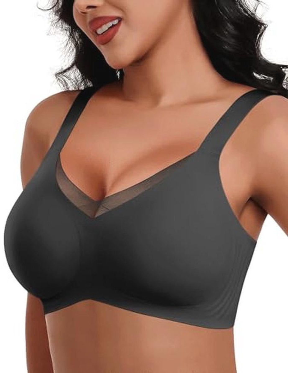 Draadloze Comfortabele Push-up-beha voor Dames - Naadloos en Ondersteunend