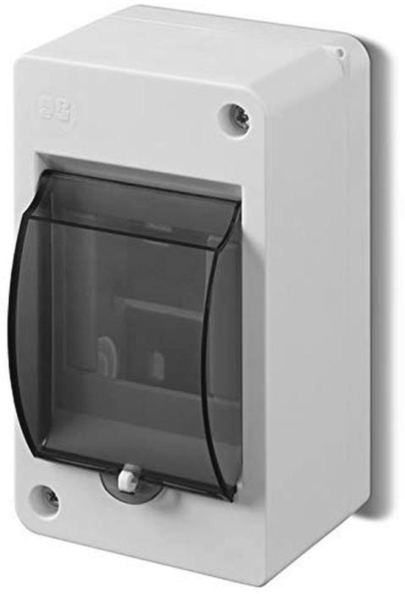 Verdelers voor Elektrische Installaties - 1-Rij Aansluitkast voor 3 Modulen IP30 Lichtgrijs