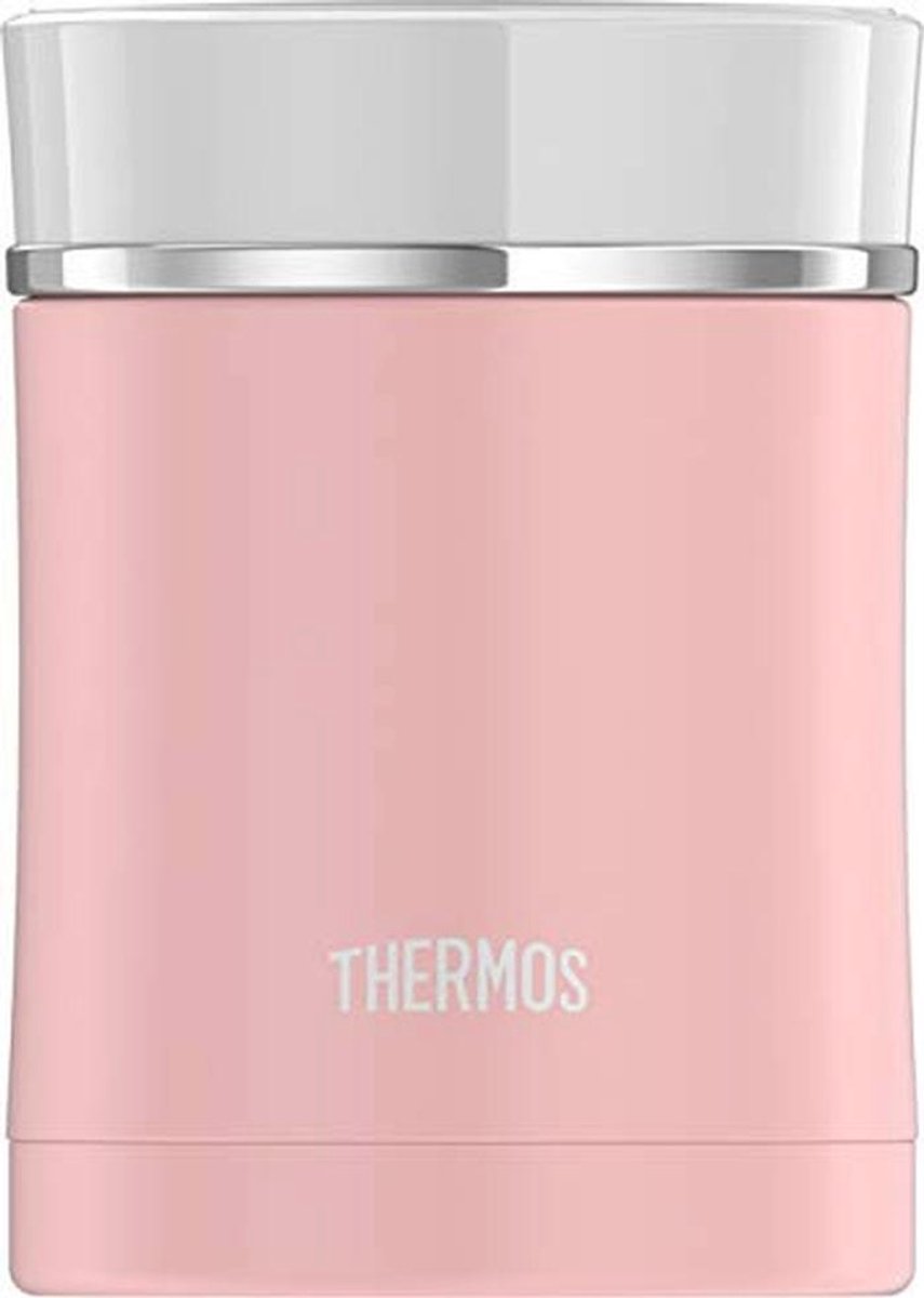 RVS Voedselpot 16 Ounce - Mat Roze