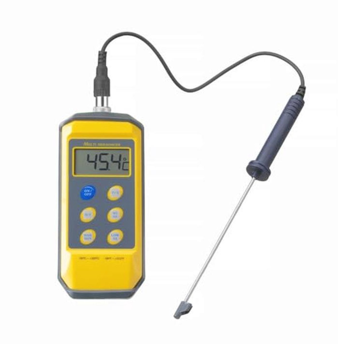 Shockproof thermometer with probe -50/300°C