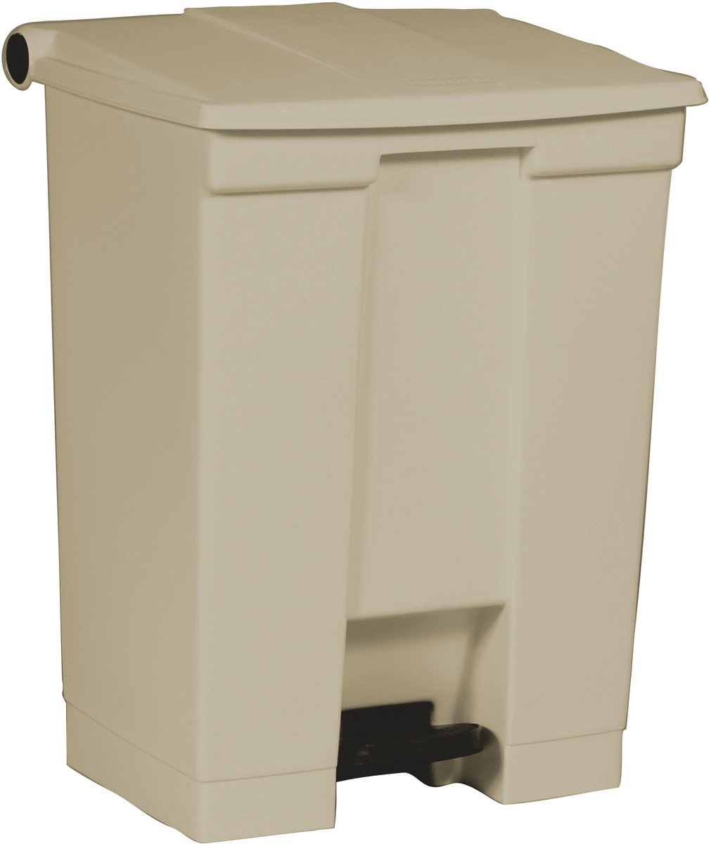 Rubbermaid Step On Container - 68 l - Beige