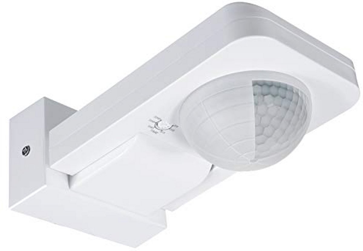 Infrarood Bewegingssensor met Schemeringssensor voor Binnen en Buiten - 360° Detectiebereik tot 20 m - IP65 - Max 2000 W