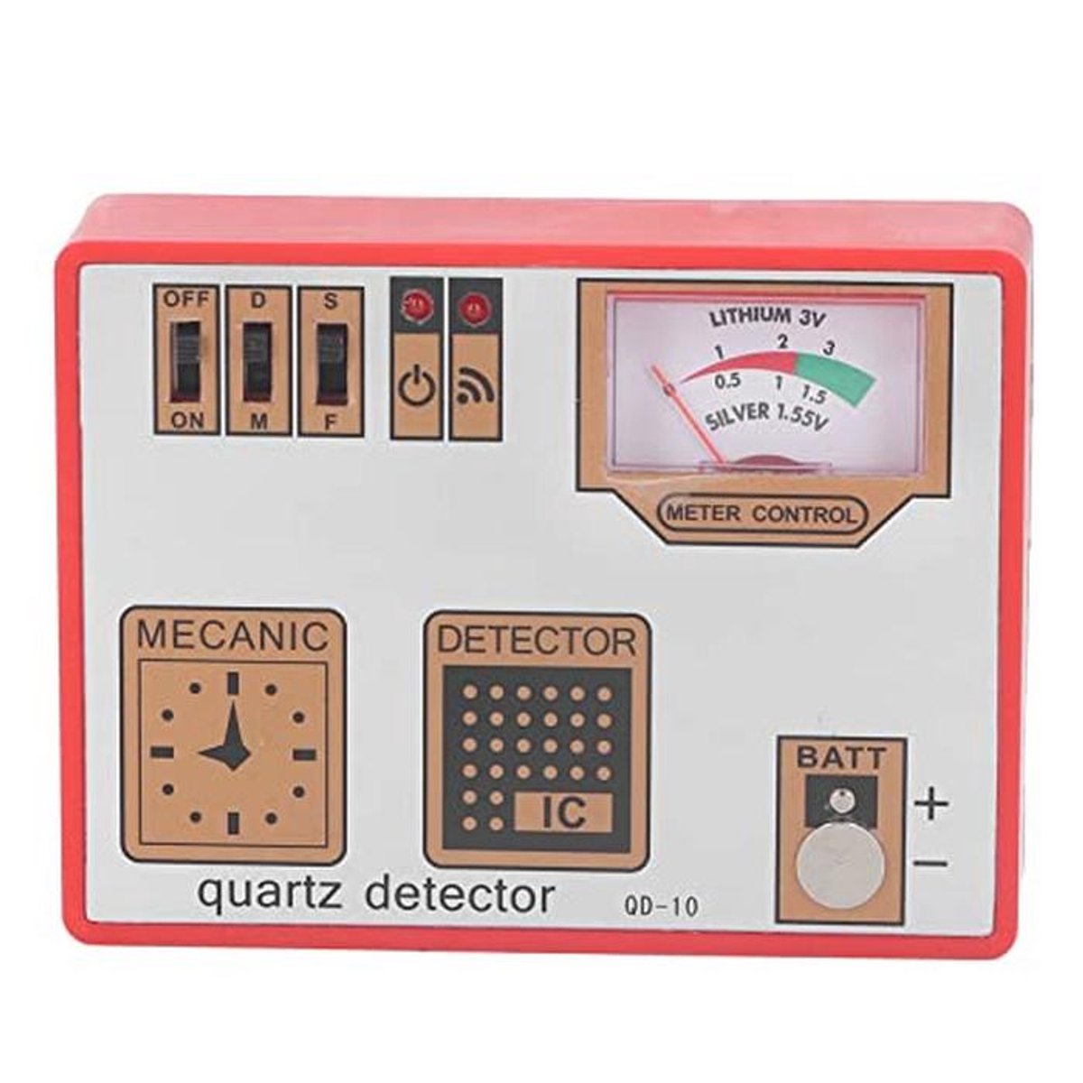 Quartz Tester en Batterij Tester voor Horloges - Demagnetizer en Timegrapher Reparatietool