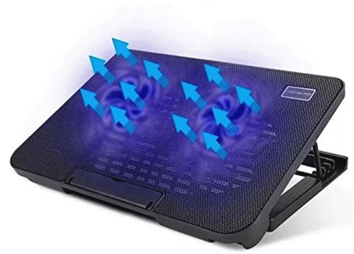 Gaming Laptopkoelpad met Dubbele Ventilator voor 14 tot 17 Inch