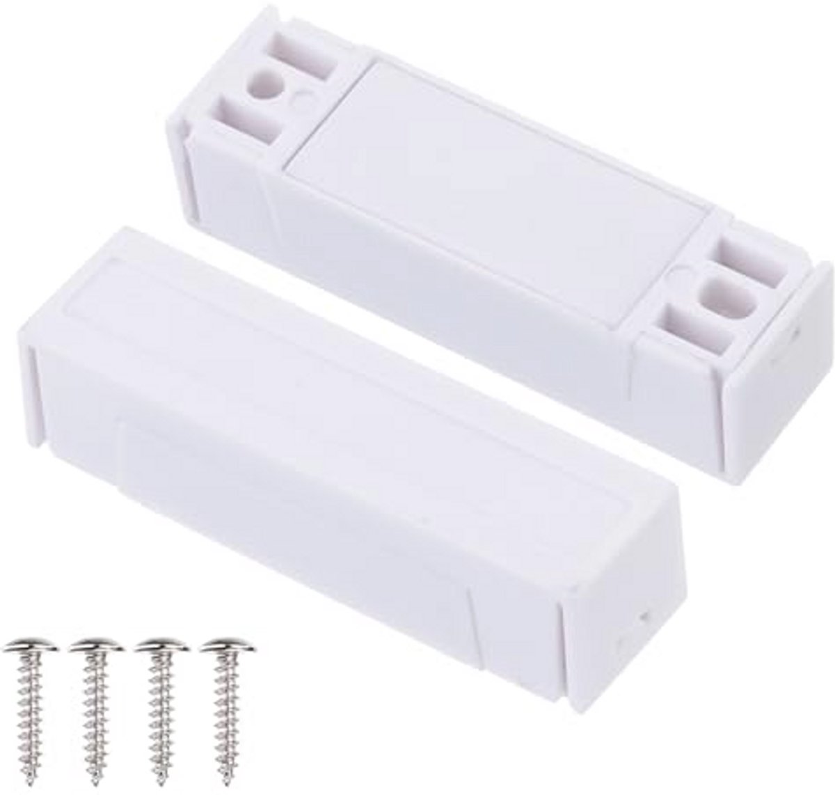 Bekabelde Deurcontactsensor voor Alarmsysteem - 5 Stuks Magnetische Riedschakelaar