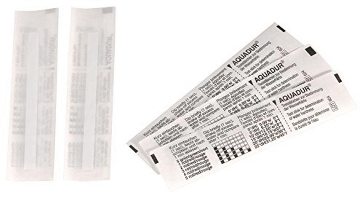 Teststrips voor waterhardheid - 5 stuk