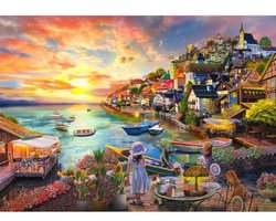Puzzel 1000 stukjes voor volwassenen - Beheers je vaardigheden met deze kleurrijke puzzel van Aurora in Noorwegen
