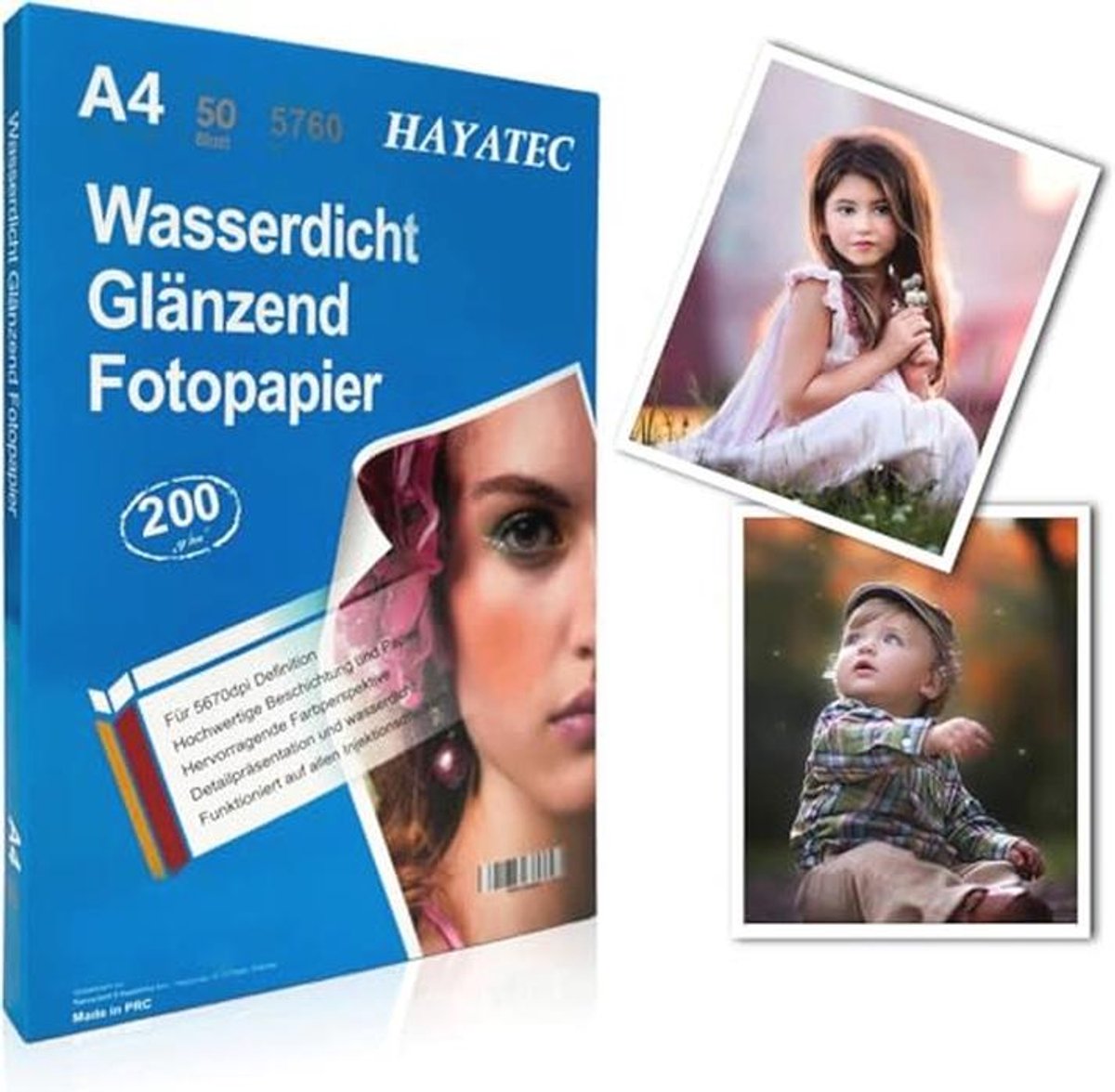 A4 Glanzend Fotopapier 200 g/m² - 50 Vellen