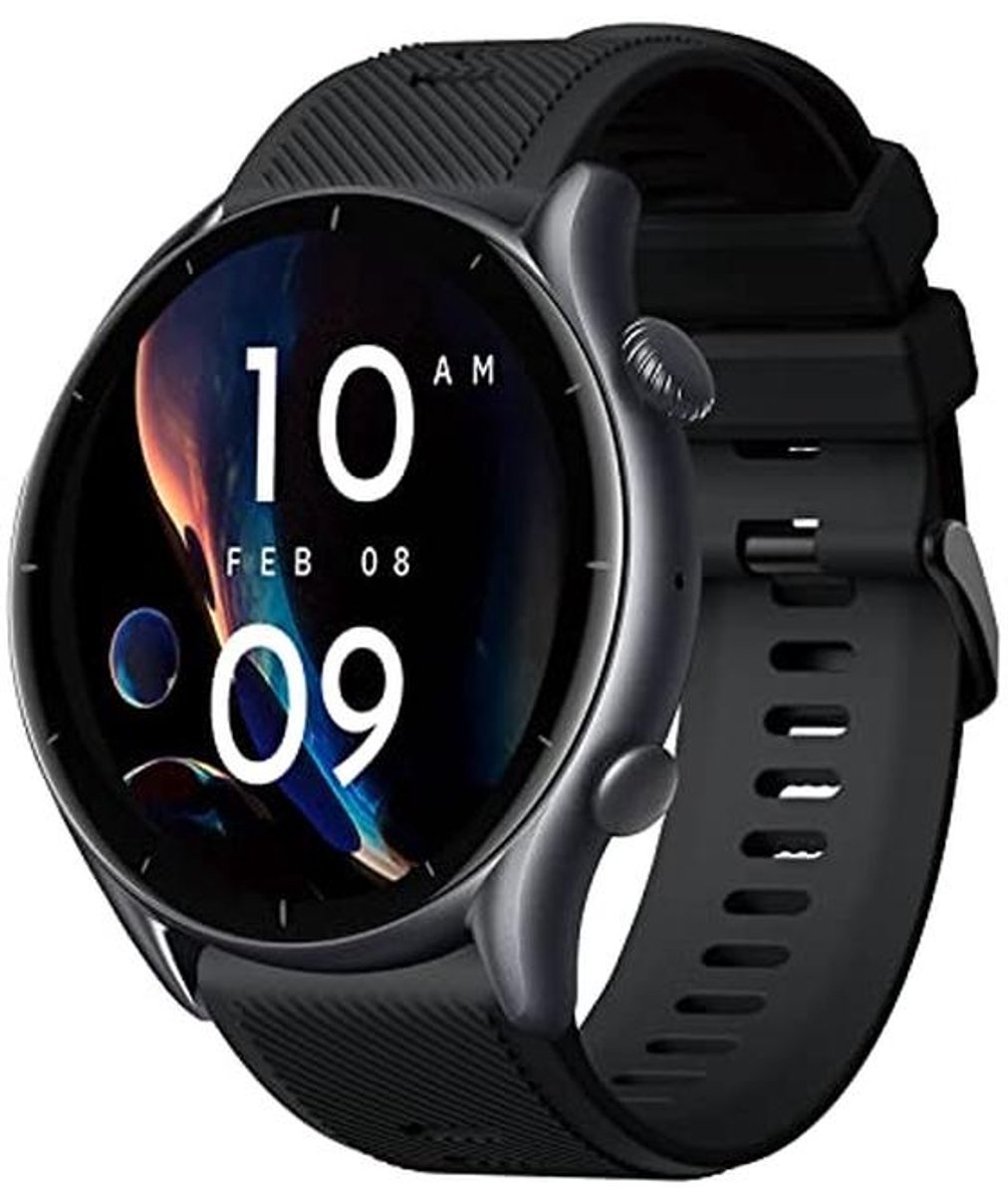 Zwarte 22 mm siliconen armband voor smartwatches – moderne reservearmband