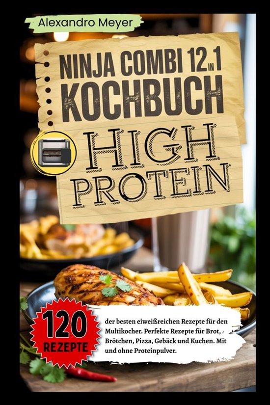 Ninja Combi 12-in-1 Kochbuch High Protein - cover