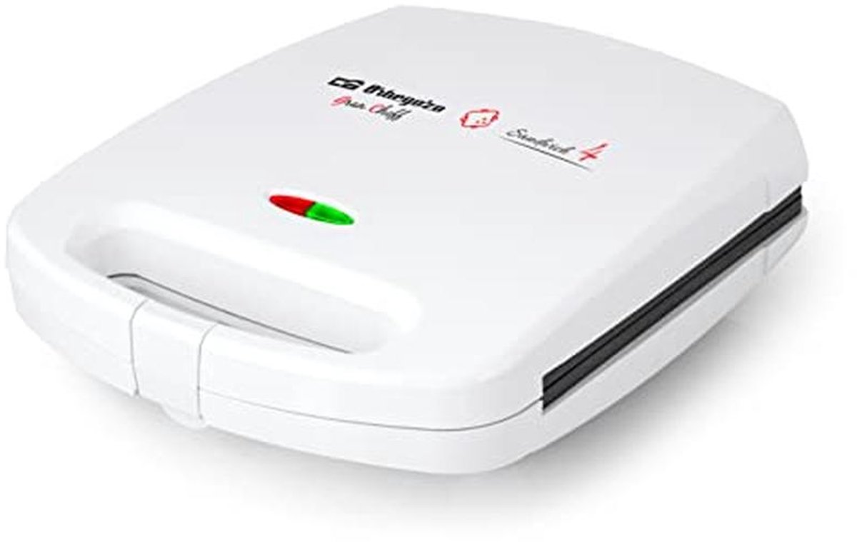 Sandwichmaker met antiaanbaklaag voor 4 sandwiches, 1500 W, 2 lichtpiloten