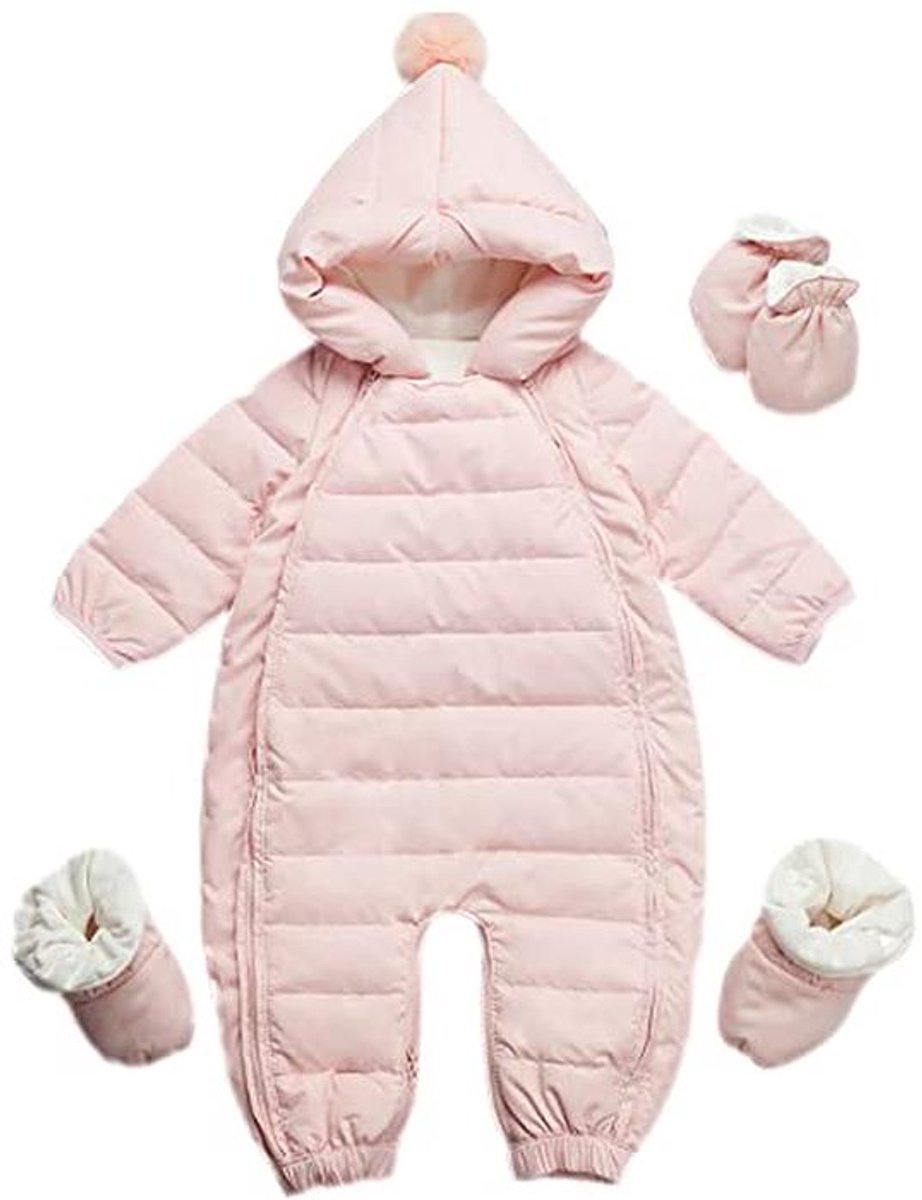 Babyoverall met capuchon - Sneeuwpak voor jongens en meisjes 3-24 maanden