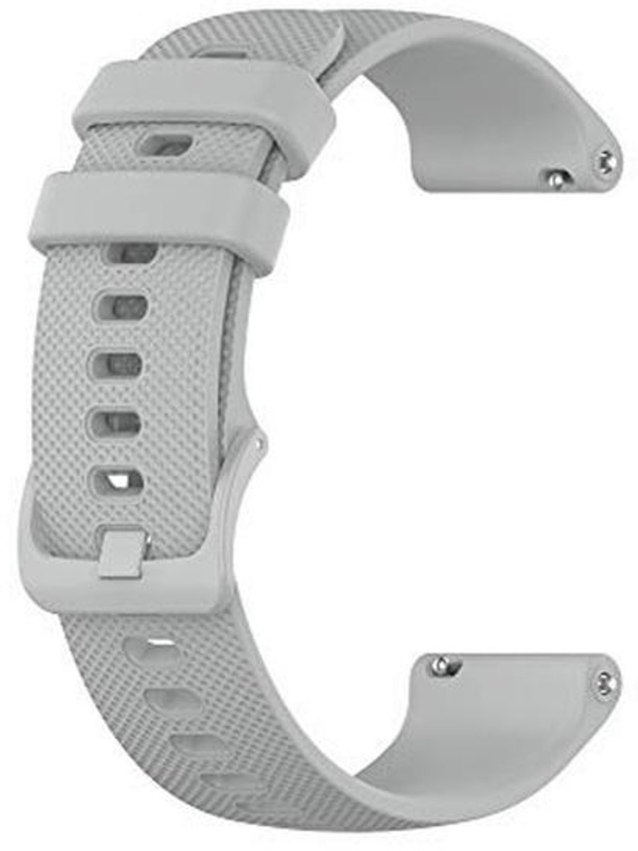 Zachte siliconen horlogeband 20 mm voor sportactiviteit - meerkleurig - vervangband voor smartwatch