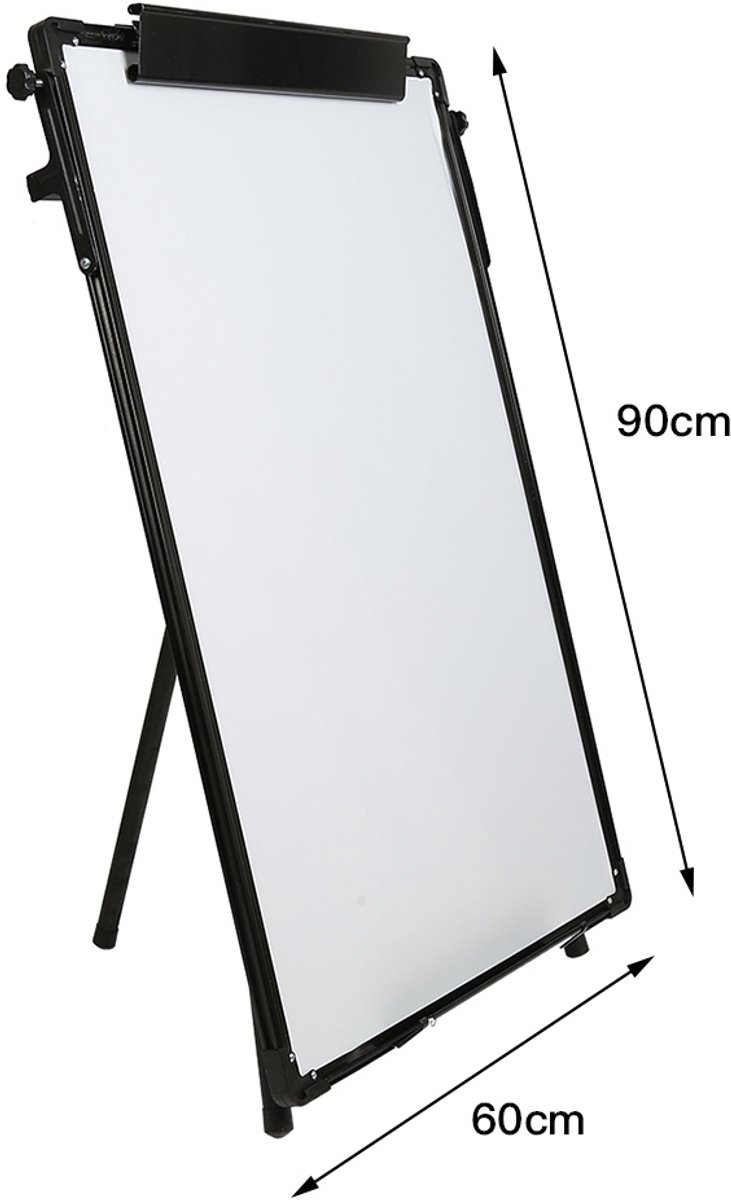 PIPIPOXER- Flip-over 60 x 90 cm, in hoogte verstelbaar Ezel Pennenbakje-Zwart thumbnail 2