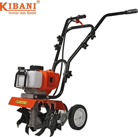 Kibani Mini Grondfrees Benzine - Inclusief Extra set Messen en Accessoires - 52cc - 30CM breedte - 2.0PK - Tuinfrees - Tuinfrees Benzine - Bodemfrees - Tuinploeg - Grondfreesmachine — afbeelding 5