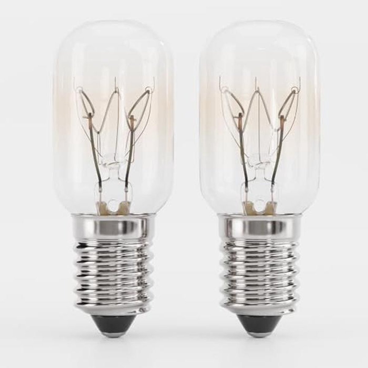 Koelkastlamp 15W E14 Warmwit - 2 Stuks