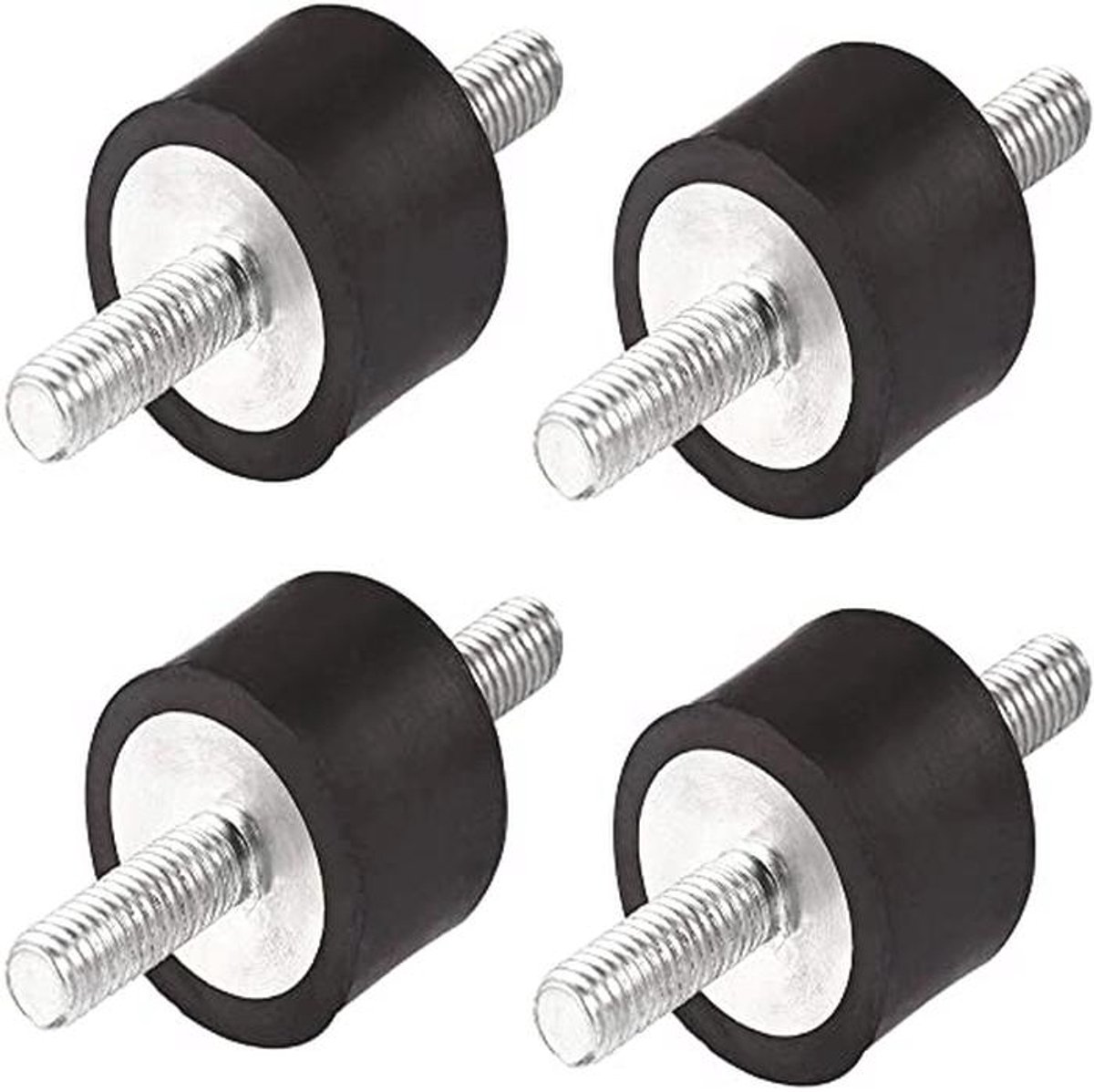 Anti Vibratie Rubberen Steunen M8 x 23 Voor Auto en Boot - 4 Stuks