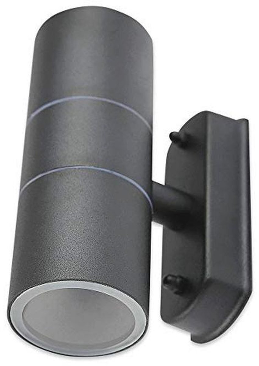 LED Wandlamp Buiten - Energiezuinige IP44 Dimming Tuinverlichting met GU10 Spots