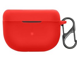 kwmobile Earbud Case Cover - Compatible with Jabra Elite 10 / E10 - Trendy Protective Case Wireless Earbuds in Red