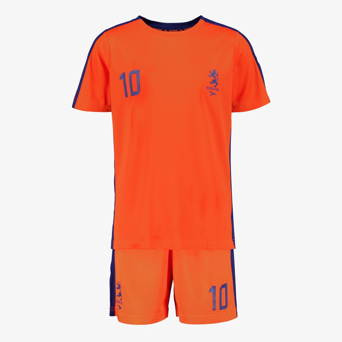 Dutchy tweedelig kinder sport set oranje - Maat 116