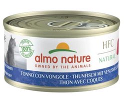 Natuurlijk Kattenvoer Nat - Tonijn met Venusschelpen 24-pack (24 x 70g)