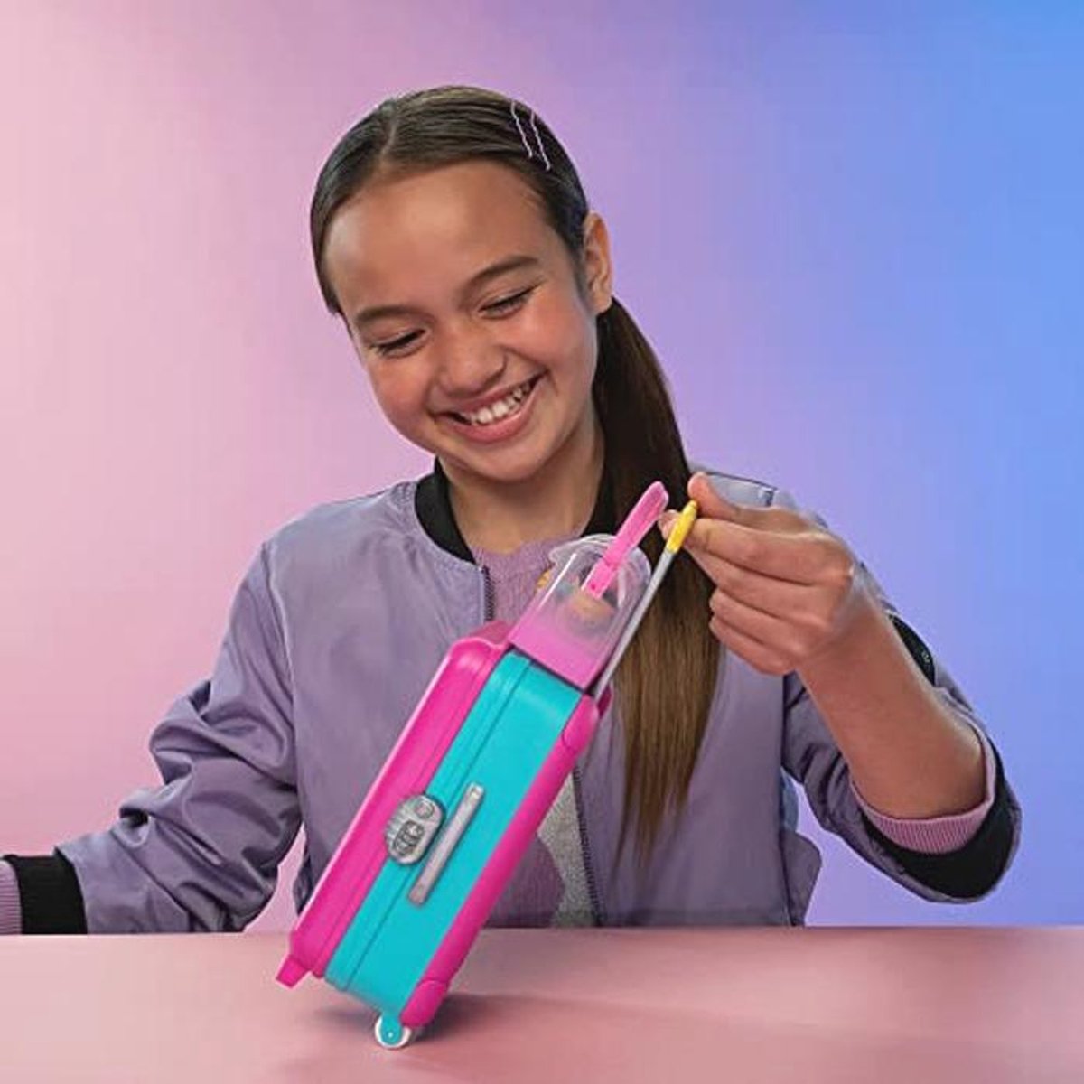 Verzamelbare micro koffer met Puppy Carrier en 12 accessoires