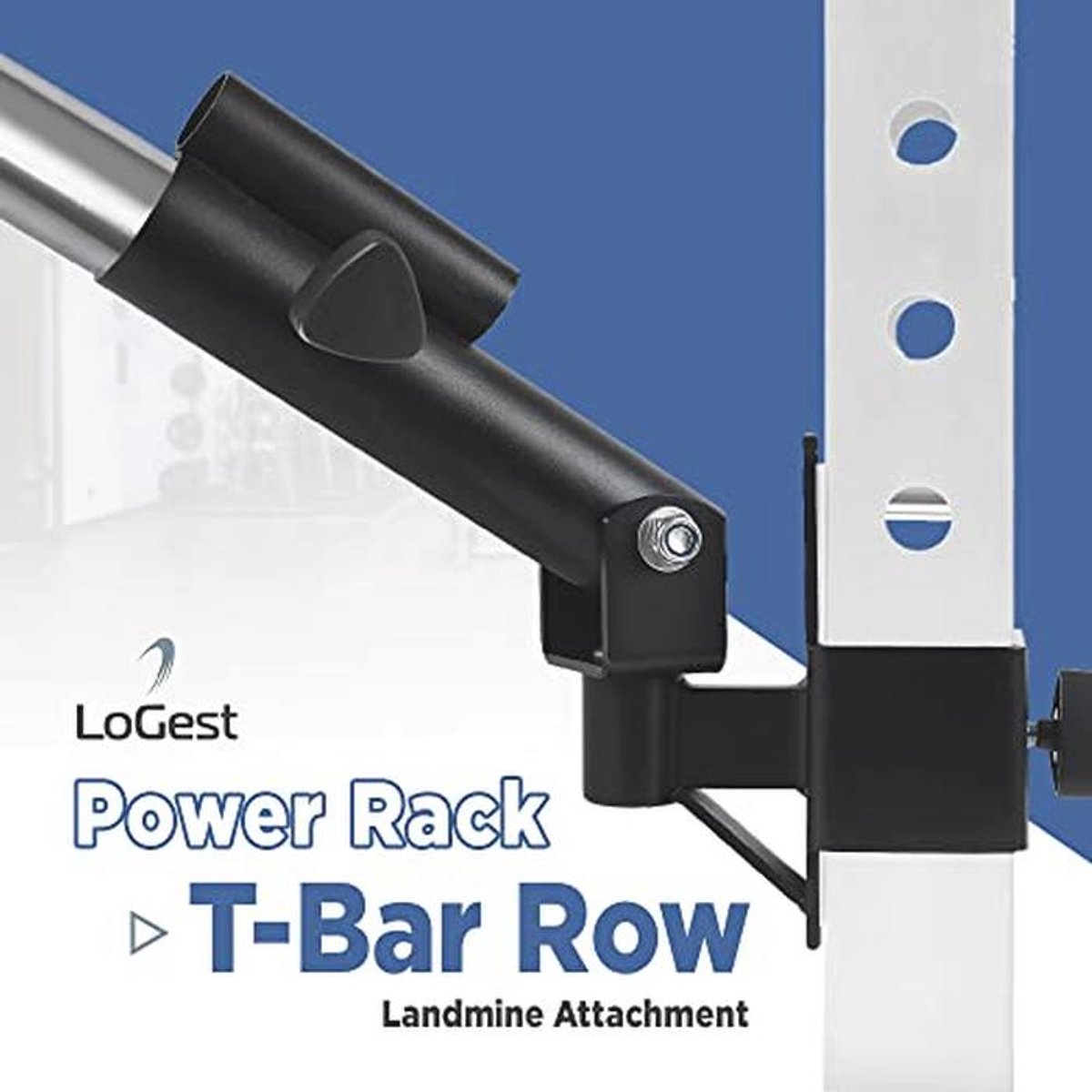 Heavy-Duty Power Rack T-Bar Landmine Attachment voor Krachttraining - Ideaal voor Deadlifts en Squats thumbnail 6